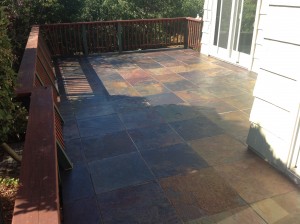 sealing slate tiles