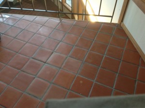 strip sealer off of tile