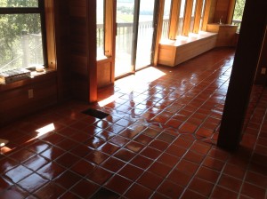 custom stained pavers