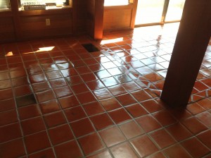 terracotta tiles repaired