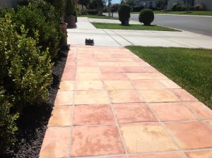 sanded saltillo pavers