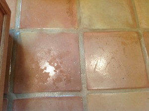 saltillo tiles peeling