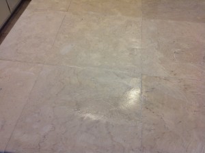 cleaning marble tiles
