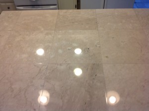 shiny marble tiles