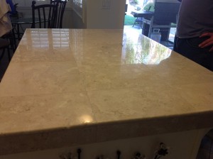 shiny marble countertop sf