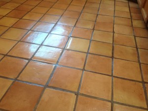 restored antique saltillo tiles