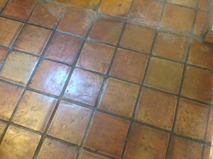 dirty antique saltillo tiles