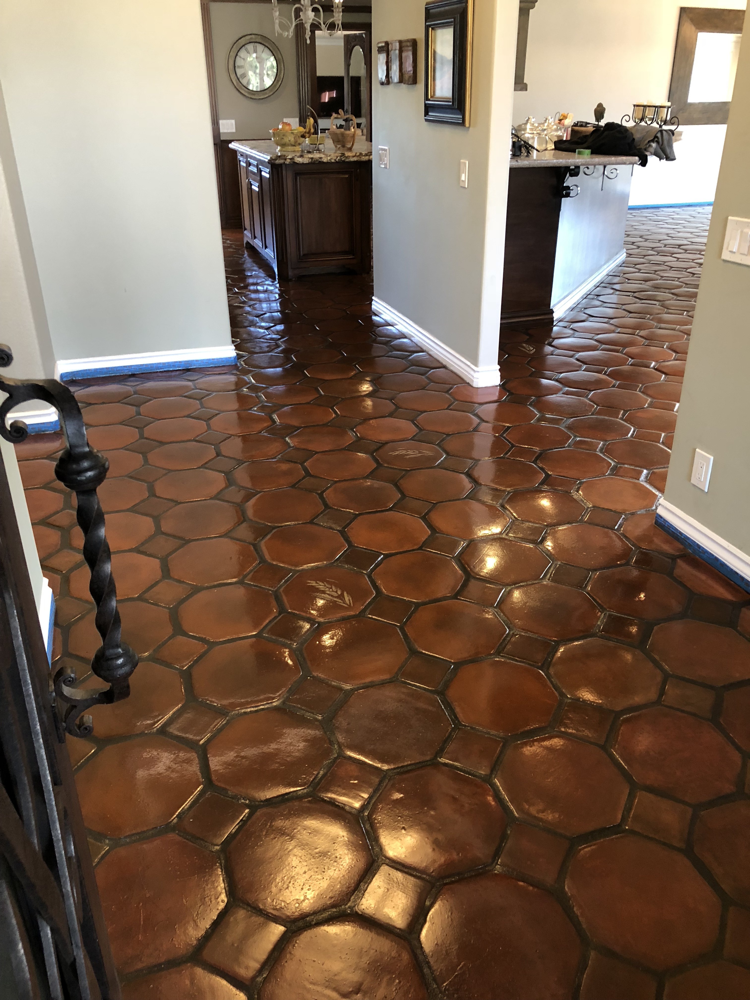 Can Terracotta Tiles Be Painted Best Saltillo Tile Stain Colors