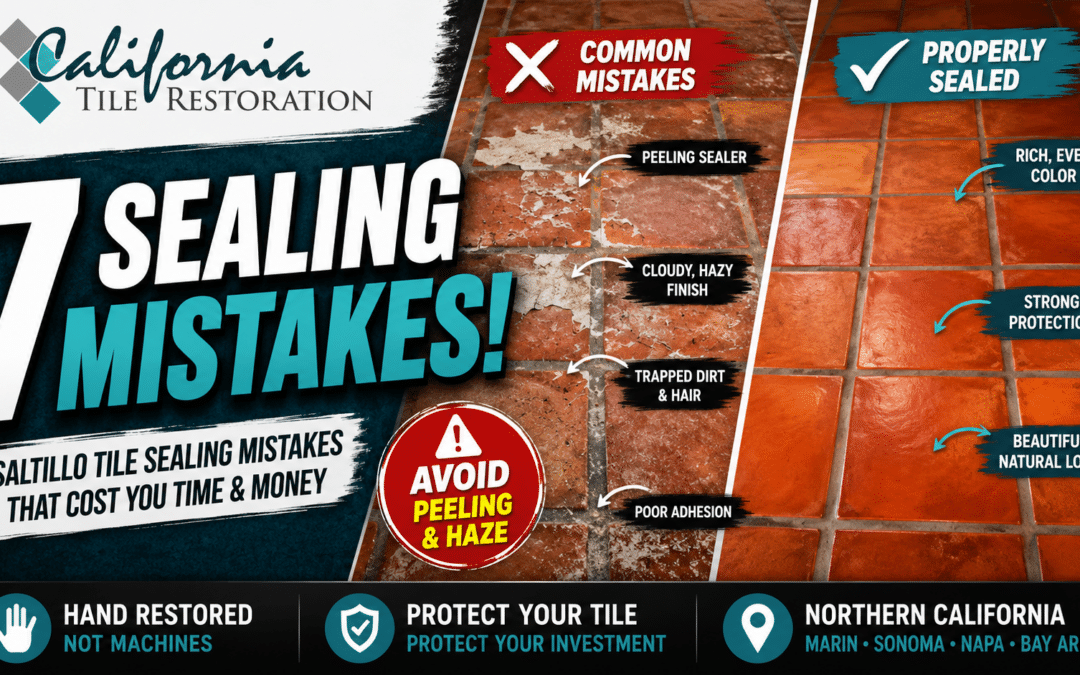 Don’t make these Saltillo terracotta tile sealing mistakes