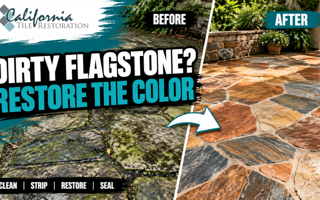 Flagstone Patio Cleaning & Refinishing in San Rafael, CA