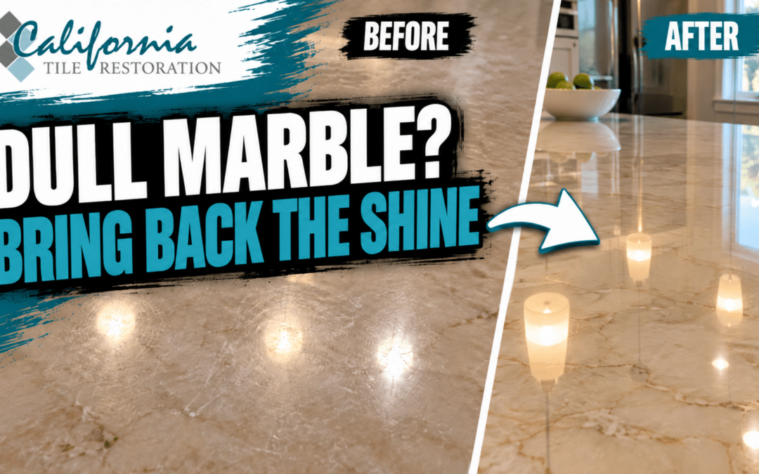 San Francisco Marble Countertop Polishing & Grout Restoration